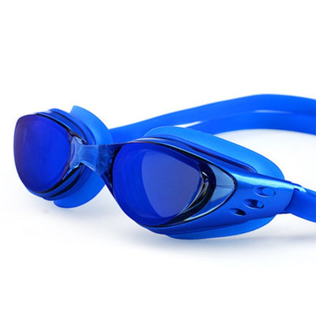 Großrahmige verspiegelte Schwimm- und Tauchbrille