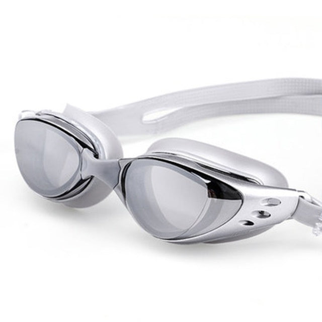Großrahmige verspiegelte Schwimm- und Tauchbrille