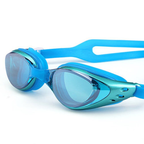 Großrahmige verspiegelte Schwimm- und Tauchbrille